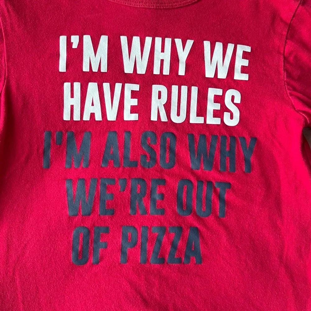 The Children’s Place I’m Why We Have Rules Short Sleeve Graphic T-Shirt Boys XS